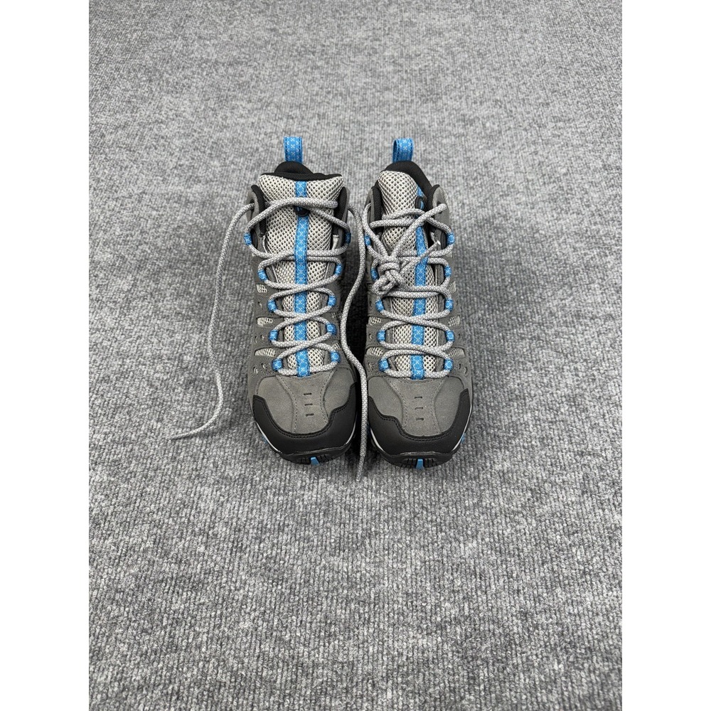 Merrell Shoes Womens Size 7.5 Gray Blue Athletic Hiking Sneakers J037674